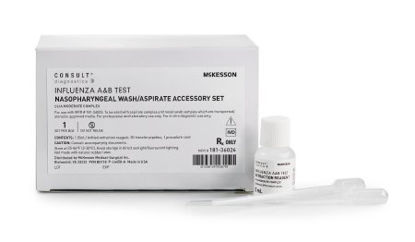 Picture of Flu Test Accessory Set Consult™ 1 Bottled Extraction Reagent, 5 mL, 50 Transfer Pipettes, 1 Procedure Card For use with McKesson Influenza Test181-36026