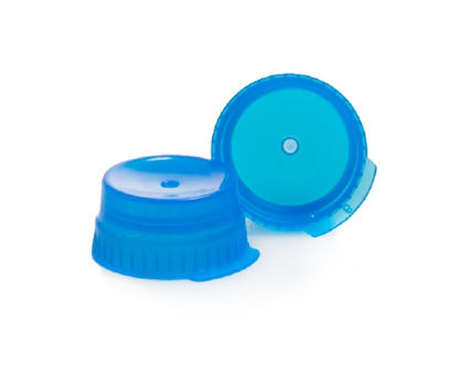 Picture of McKesson Tube Closure Polyethylene Snap Cap Blue 16 mm For Use with 13 mm Blood Drawing Tubes, Glass Test Tubes, Plastic Culture Tubes NonSterile177-113148B