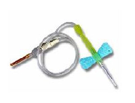 Picture of BD Vacutainer® Safety-Lok™ Blood Collection Set 23 Gauge 3/4 Inch Needle Length Safety Needle 12 Inch Tubing Sterile367283