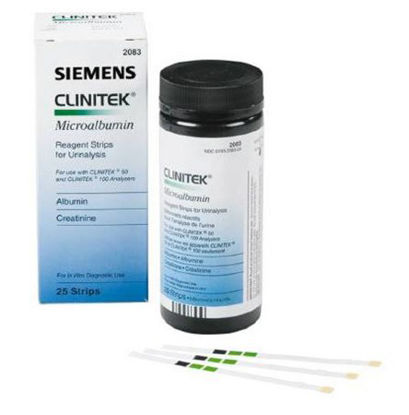 Picture of Reagent Test Strip Clinitek® Urinalysis Microalbumin For Small Clinitek Systems 25 Strips10317439