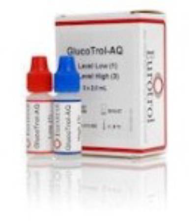 Picture of Diabetes Management Test Control GlucoTrol-AQ Blood Glucose Test Low Level / High Level 2 mL180.013.002