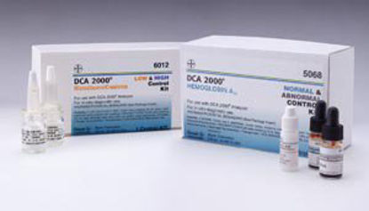 Picture of Diabetes Management Test Control Solution Kit DCA 2000 Hemoglobin A1c (HbA1c) Normal / Abnormal 4 X 0.25 mL10311161