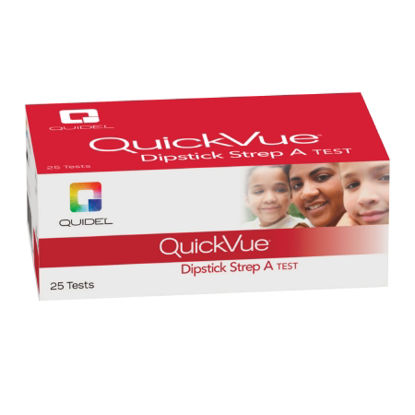 Picture of Rapid Test Kit QuickVue® Infectious Disease Immunoassay Strep A Test Throat / Tonsil Saliva Sample 50 Tests20108