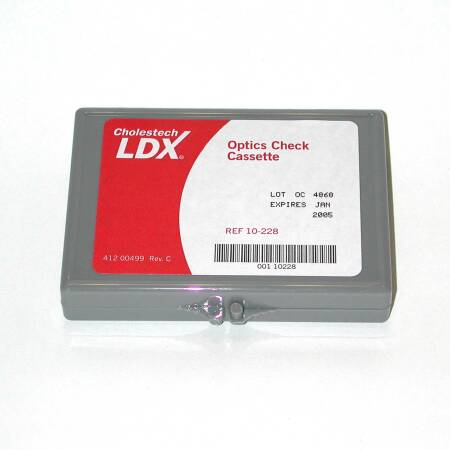 Picture of Optics Check Cassette Cholestech LDX™ Empty Cassette, Includes Case For use with LDX™ System10-228