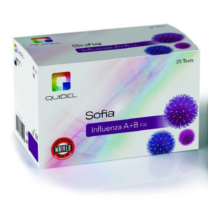 Picture of Rapid Test Kit Sofia® Influenza A+B FIA Fluorescence Immunoassay (FIA) Influenza A + B Nasal Swab / Nasopharyngeal Swab / Nasal Wash / Nasal Aspirate Sample 25 Tests20218