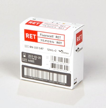 Picture of Reagent Fluorocell™ RET Hematology Reticulocyte For XN-Series™ Automated Hematology Analyzers 2 X 12 mLBN337547