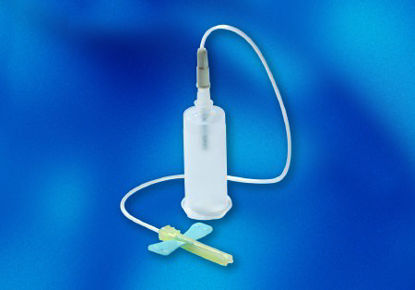 Picture of BD Vacutainer® Safety-Lok™ Blood Collection Set with Holder 23 Gauge 3/4 Inch Needle Length Safety Needle 12 Inch Tubing Sterile368653