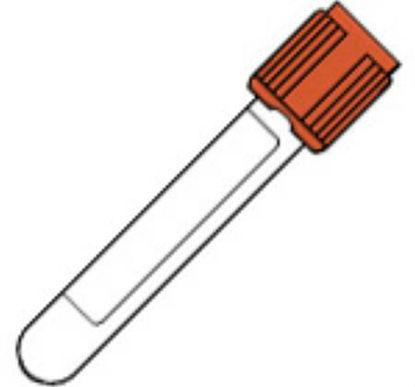 Picture of BD Vacutainer® Venous Blood Collection Tube Serum Tube Clot Activator Additive 13 X 100 mm 5 mL Red BD Hemogard™ Closure Plastic Tube367814