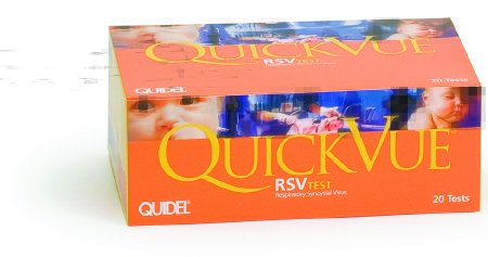 Picture of Rapid Test Kit QuickVue® Infectious Disease Immunoassay Respiratory Syncytial Virus Test (RSV) Nasopharyngeal Swab / Nasopharyngeal Wash / Nasopharyngeal Aspirate Sample 20 Tests20193