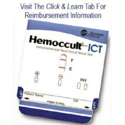 Picture of Rapid Test Kit Hemoccult® ICT Colorectal Cancer Screening Fecal Occult Blood Test (iFOB or FIT) Stool Sample 20 Tests395067