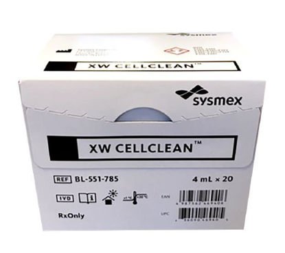Picture of Reagent XW CELLCLEAN Hematology Cleaning Agent For Sysmex XW-100™ Automated Hematology Analyzer 20 X 4 mLBL551785