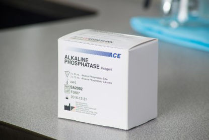 Picture of Reagent ACE® General Chemistry Alkaline Phosphatase (ALP) 750 Tests R1: 3 X 30 mL, R2: 3 X 7.5 mLSA2002