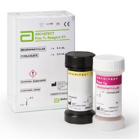 Picture of Reagent Kit Architect™ Thyroid / Metabolic Assay Free Thyroxine (T4) For Architect i1000 and i2000 Analyzer 100 Tests07K6529