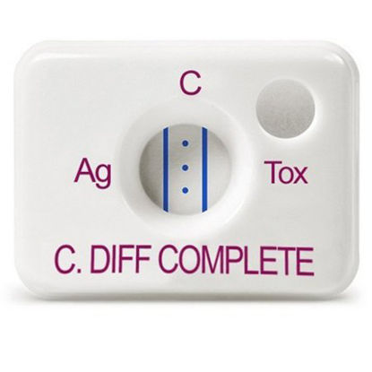 Picture of Rapid Test Kit TECHLAB® Quik Chek Complete® Enzyme Immunoassay (EIA) Clostridium Difficile (C. Diff) Toxins A and B Stool Sample 25 Tests30525C