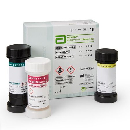 Picture of Reagent Kit Architect™ Immunoassay / Nutritional Assessment 25-hydroxyvitamin D (Vitamin D) For Architect Immunoassay Analyzers 100 Tests 1 Kit05P0225
