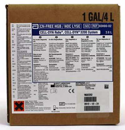 Picture of Reagent CN-Free HGB / NOC Lyse For Cell Dyn 3200 Hematology Analyzer 4 Liter03H8002