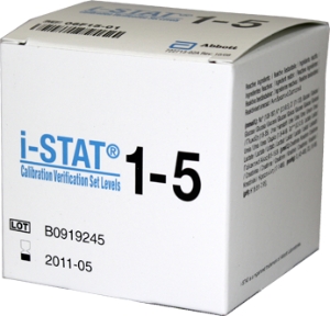 Picture of Calibration Verification Set i-STAT® 20 X 1.7 mL For i-STAT® Point-of-Care Analyzer06F1501