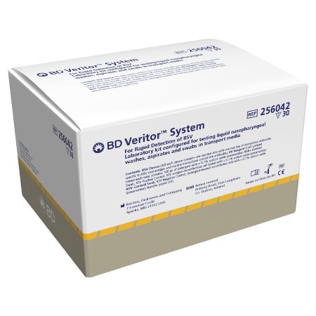 Picture of Rapid Test Kit BD Veritor™ System Infectious Disease Immunoassay Respiratory Syncytial Virus Test (RSV) Nasopharyngeal Swab / Nasopharyngeal Wash / Nasopharyngeal Aspirate Sample 30 Tests256042