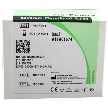 Picture of Urine Chemistry Control ABX Pentra™ Multiple Analytes Low Level / High Level 1 X 2 X 10 mL1220001674