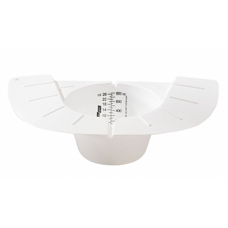 Picture of Commode Specimen Collector Gent-L-Pan® Polypropylene 800 mL (27 oz.) Without Closure Unprinted NonSterile02072