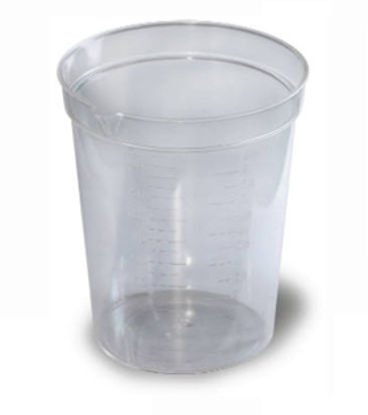 Picture of Urine Specimen Container with Pour Spout 72 X 87 mm Polypropylene 192 mL (6.5 oz.) Without Closure Unprinted NonSterile0465-1100