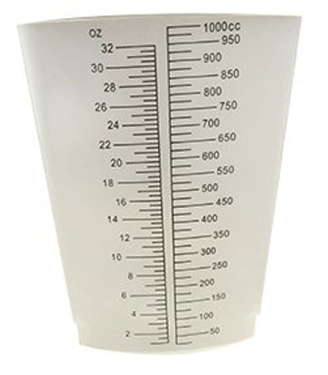 Picture of Graduated Container Triangular Polyethylene 1,000 mL (32 oz.)H972-01