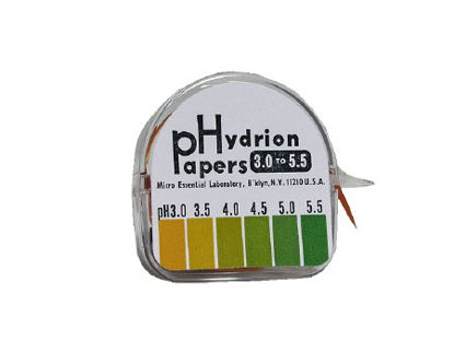 Picture of pH Paper in Dispenser Hydrion™ 3.0 to 5.5MES325