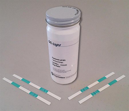 Picture of Rapid Test Kit OC-Light® S FIT Manual FIT Colorectal Cancer Screening Fecal Occult Blood Test (iFOB or FIT) Stool Sample 50 TestsFOB50S