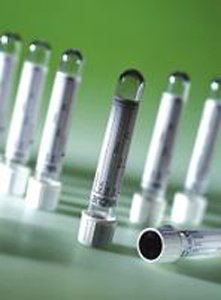 Picture of VACUETTE® Z Serum Sep Clot Activator Venous Blood Collection Tube Serum Tube Clot Activator / Separator Gel Additive 13 X 100 mm 5 mL Gold / Black Ring Pull Cap Polyethylene Terephthalate (PET) Tube456018P