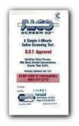 Picture of Rapid Test Alco-Screen® .02 Saliva Alcohol Test Alcohol Screen Saliva Sample 24 Tests56024