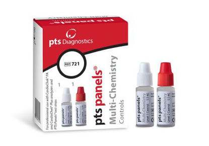 Picture of Caridac / Lipids / General Chemistry Test Control Kit PTS Panels™ Multi-Chemistry Cholesterol / Triglycerides / Glucose 2 Levels 1 X 2 X 1.5 mL721