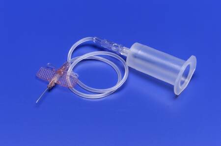 Picture of Monoject™ Blood Collection Set with Holder 23 Gauge 3/4 Inch Needle Length Safety Needle 12 Inch Tubing Sterile8881225265