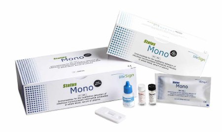 Picture of Rapid Test Kit Status Infectious Disease Immunoassay Infectious Mononucleosis Whole Blood / Serum / Plasma Sample 25 Tests68364