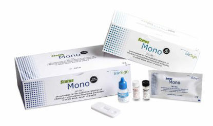 Picture of Rapid Test Kit Status Infectious Disease Immunoassay Infectious Mononucleosis Whole Blood / Serum / Plasma Sample 25 Tests68364
