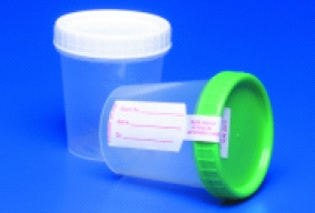 Picture of Specimen Container Polypropylene 120 mL (4 oz.) Screw Cap Sterile8889207067