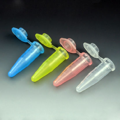 Picture of Microcentrifuge Tube Conical Bottom Plain 1.5 mL Without Color Coding Snap Cap Polypropylene Tube111558