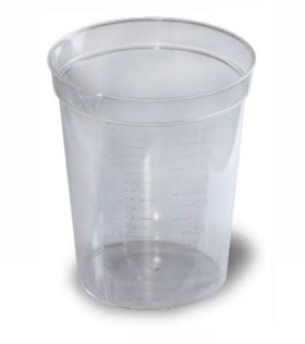 Picture of Urine Specimen Container with Pour Spout 72 X 87 mm Polypropylene 192 mL (6.5 oz.) Without Closure Unprinted NonSterile0465-4100