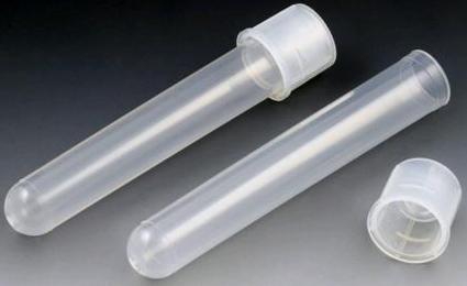 Picture of Test Tube Round Bottom Plain 12 X 75 mm 5 mL Without Color Coding Dual Position Snap Cap Polypropylene Tube110438