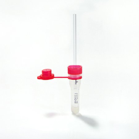 Picture of Safe-T-Fill® Capillary Blood Collection Tube Serum Tube Clot Activator / Separator Gel Additive 10.8 X 46.6 mm 200 µL Red Attached Cap Plastic Tube077120