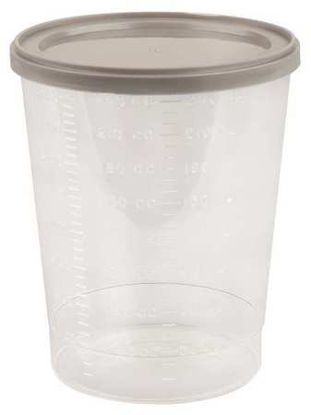 Picture of Specimen Container Gent-L-Kare™ Polystyrene 240 mL (8 oz.) Snap-On Lid NonSterile4220