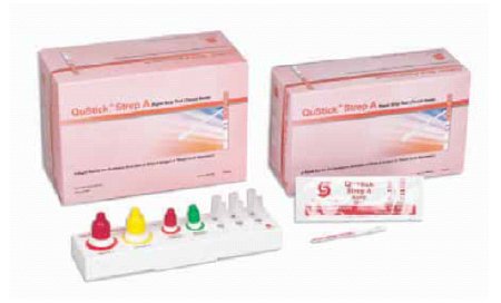 Picture of Rapid Test Kit QuStick™ Infectious Disease Immunoassay Strep A Test Throat Swab Sample 50 Tests6000-050