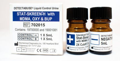 Picture of Drugs of Abuse Control Detectabuse® Stat-Skreen® DOA 15-Drug Panel, OPI2000 Positive Level / Negative Level 2 X 5 mL702015