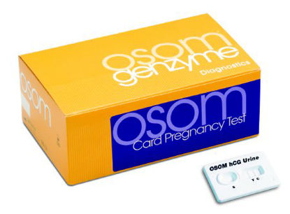 Picture of Rapid Test Kit OSOM® Fertility Test hCG Pregnancy Test Urine Sample 25 Tests102W