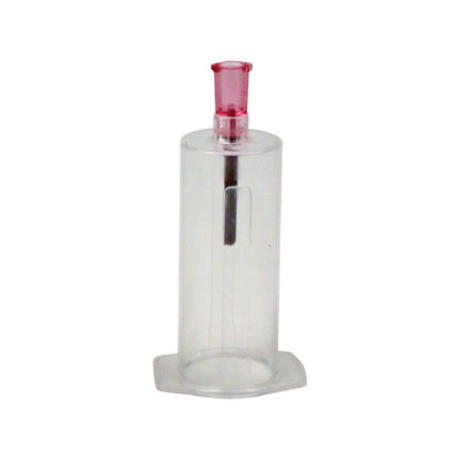 Picture of Tube Holder Standard, Clear, Luer Slip, with 20 Gauge Needle6935