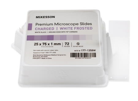 Picture of Microscope Slide McKesson 25 X 75 X 1 mm Frosted177-1358W