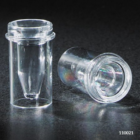Picture of Sample Cup McKesson 0.5 mL, Clear, 13.55 X 24.50 mm, Without Caps177-110021