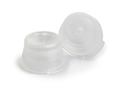 Picture of McKesson Tube Closure Polyethylene Snap Cap Natural 13 mm For Use with 13 mm Blood Drawing Tubes, Glass Test Tubes, Plastic Culture Tubes NonSterile177-113146C