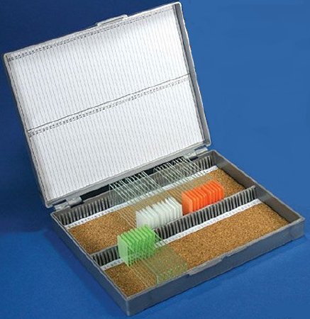 Picture of Slide Storage Box McKesson Grey ABS Plastic / Cork 100 Slide Capacity177-513079A
