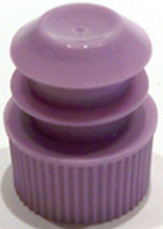 Picture of McKesson Tube Closure Polyethylene Flanged Plug Cap Lavender 13 mm For Use with 13 mm Blood Drawing Tubes, Glass Test Tubes, Plastic Culture Tubes NonSterile177-118240L