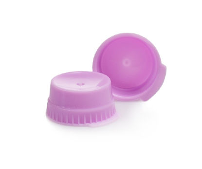Picture of McKesson Tube Closure Polyethylene Snap Cap Lavender 16 mm For Use with 16 mm Blood Drawing Tubes, Glass Test Tubes, Plastic Culture Tubes NonSterile177-113148L
